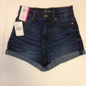 No Boundaries High Rise Denim Shorts - Size 1